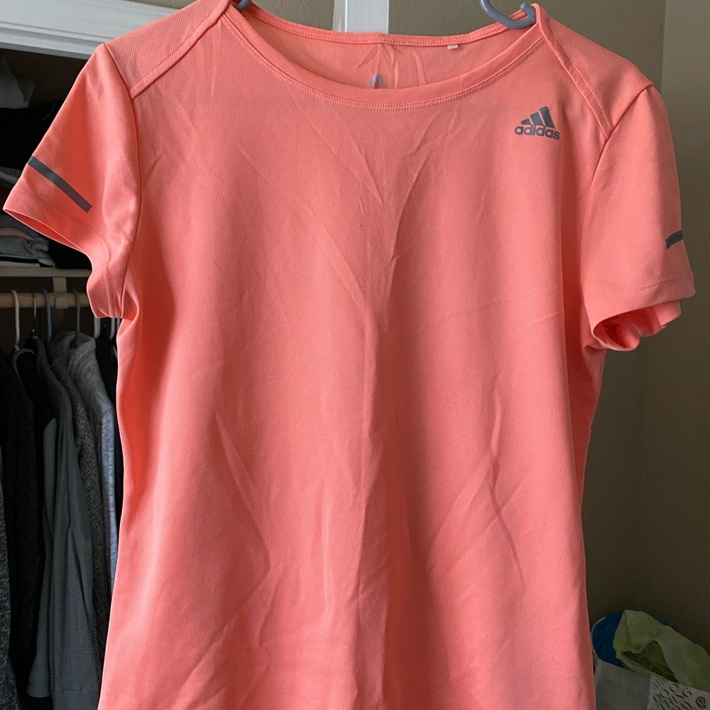Coral/Salmon Adidas Climate Workout Top (Women)